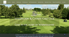 Desktop Screenshot of leamingtongolf.co.uk